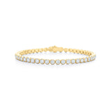 Kwiat Riveria Bezel Set Diamond Line Bracelet - Be On Park
