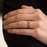 Kimberly Collins Baguette Rainbow Sapphire - Be On Park