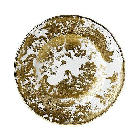 Royal Crown Derby Aves Gold Dinner Plate - Be On Park