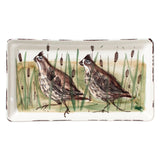 Wildlife Quail Rectangular Platter - Be On Park