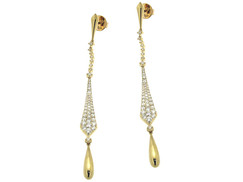 Hulchi Belluni Diamond Drop Earrings - Be On Park
