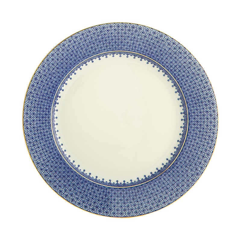 Blue Lace Dessert Plate - Be On Park