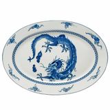 Mottahedeh Blue Dragon Oval Platter - Be On Park