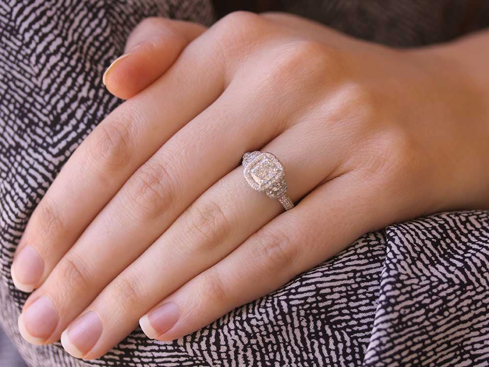 JB Star cushion cut diamond ring - Be On Park