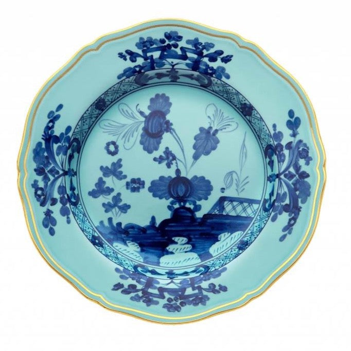 Ginori Oriente Italiano Iris Flat Bread Plate - Be On Park