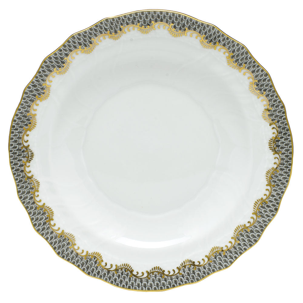 Herend Fish Scale Gray Salad Plate - Be On Park
