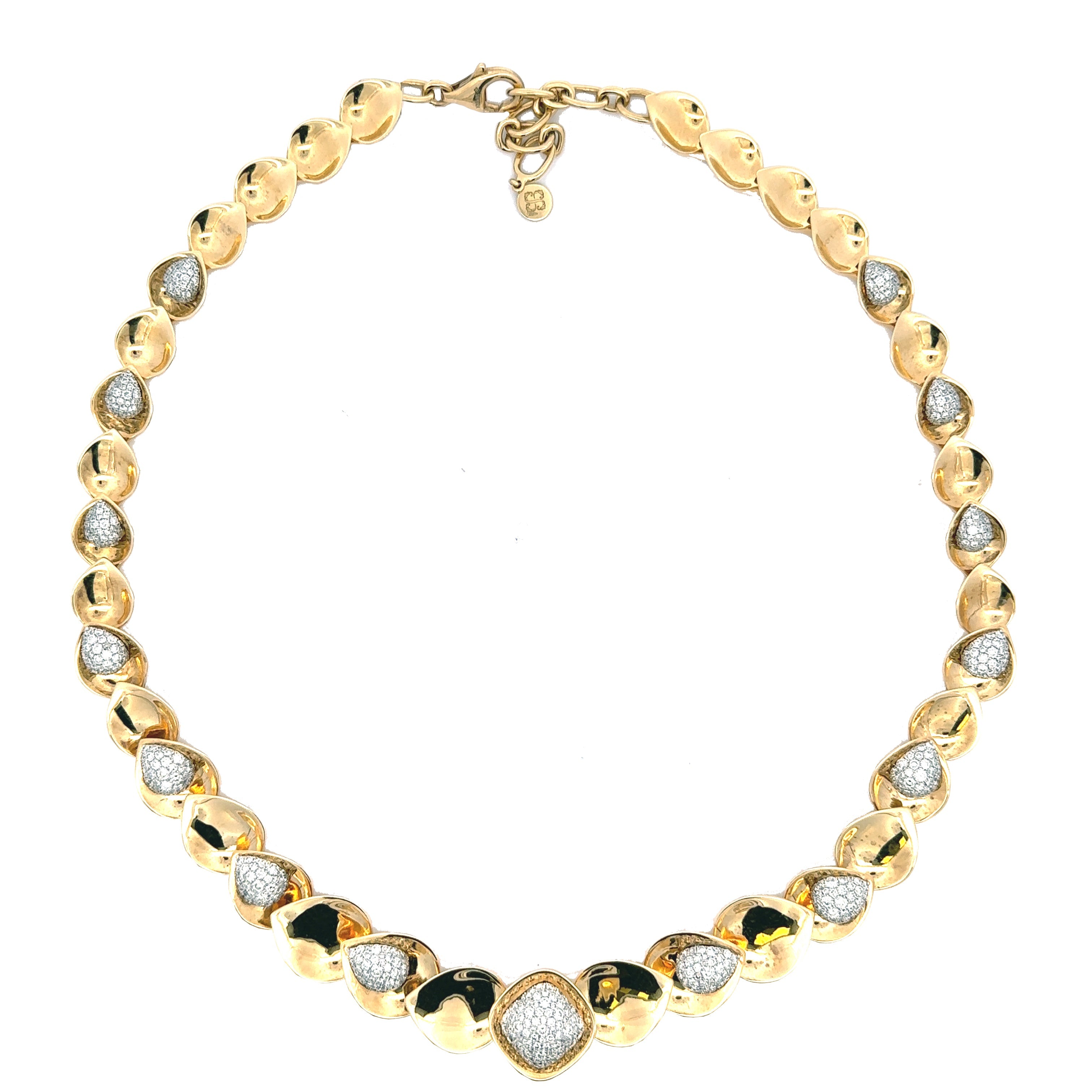 Sutra Jewels Kasmir Necklace with Diamond - Be On Park