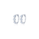 Kwiat Starry Night Petite Hoop Earrings with Diamonds