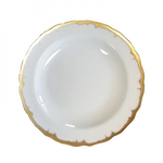 Chelsea Feather Gold Dessert Plate - Be On Park