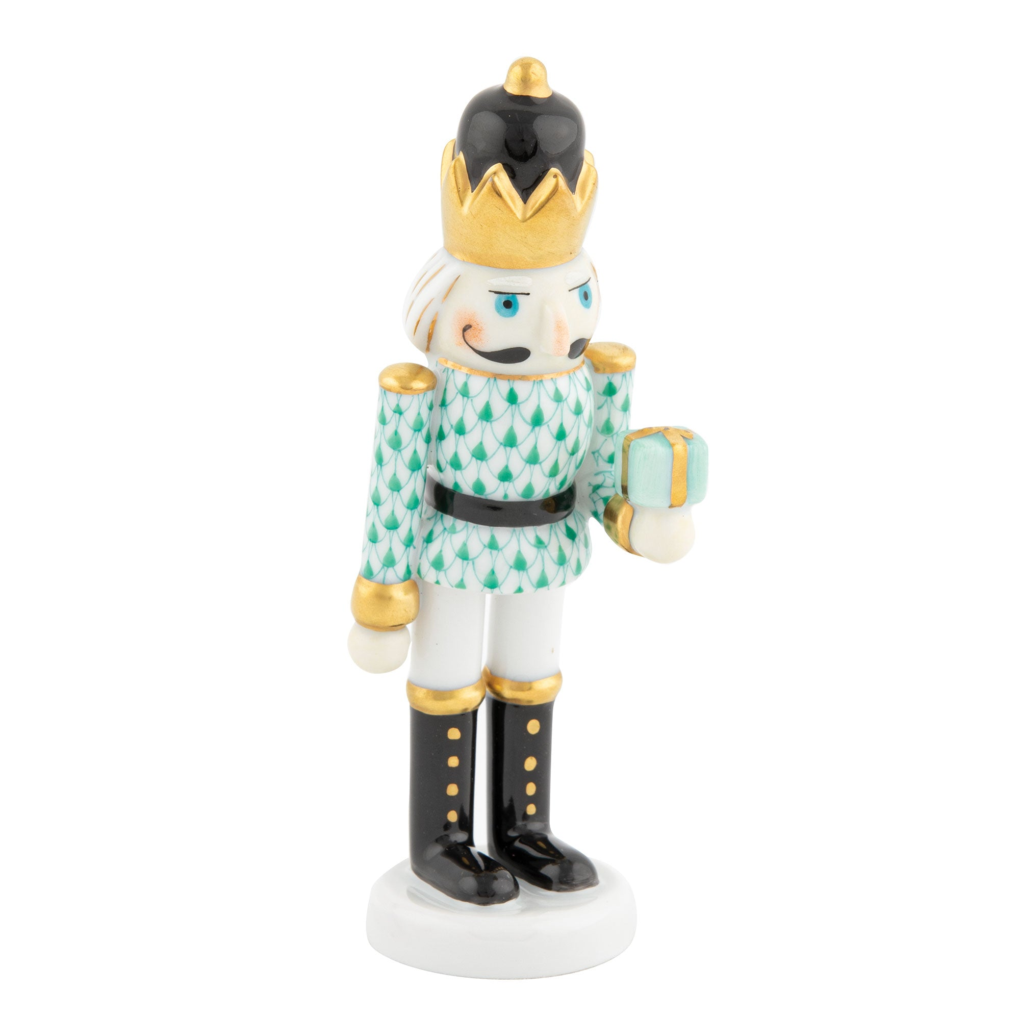 Herend Green Nutcracker with Gift - Be On Park