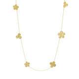 Marika Desert Gold Flower Station Necklace - Be On Park