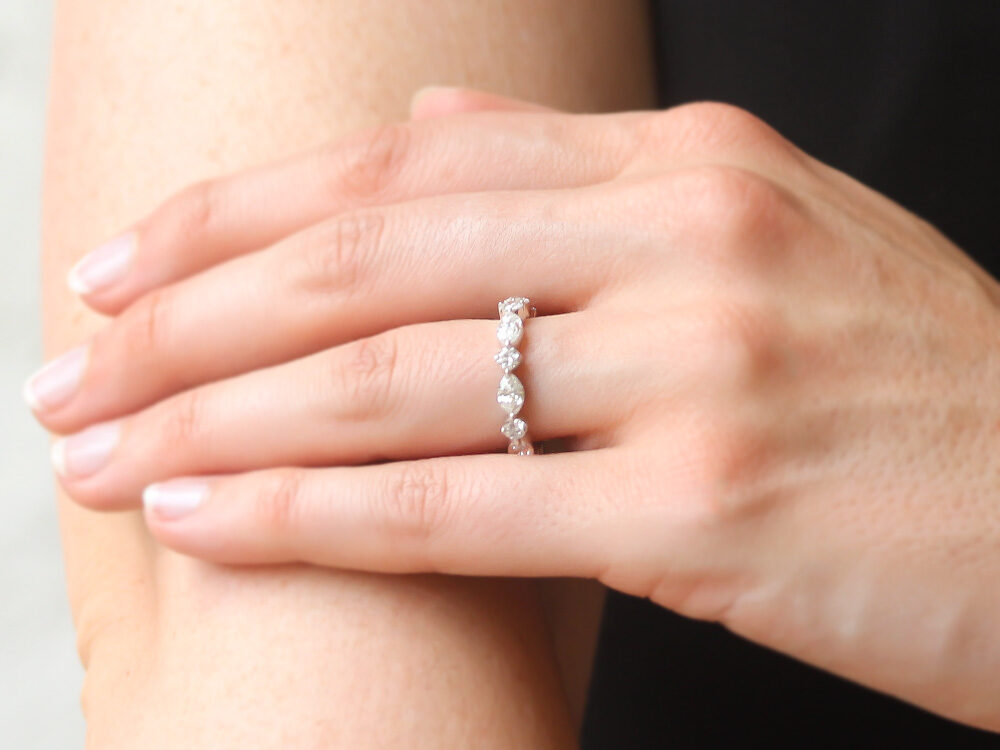 JB Star Platinum Diamond Eternity Band - Be On Park