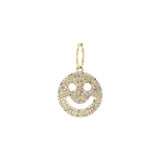 Bright Gems & Beads Diamond Smiley Pendant - Be On Park