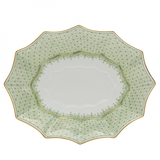 Apple Green Lace Large Fluted Tray - Be On Park