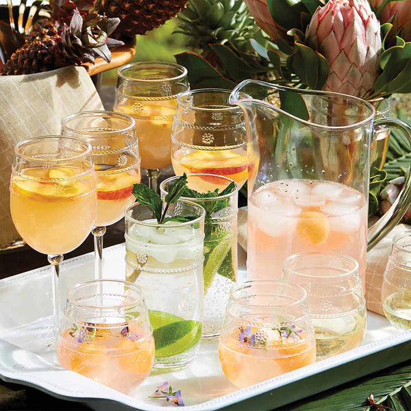 Isabella Acrylic Stemless Wine Glass | Set of Four - Be On Park
