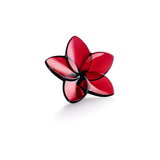 Baccarat Red Bloom Flower Sculpture - Be On Park