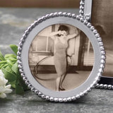 Mariposa Beaded Round Frame - Be On Park