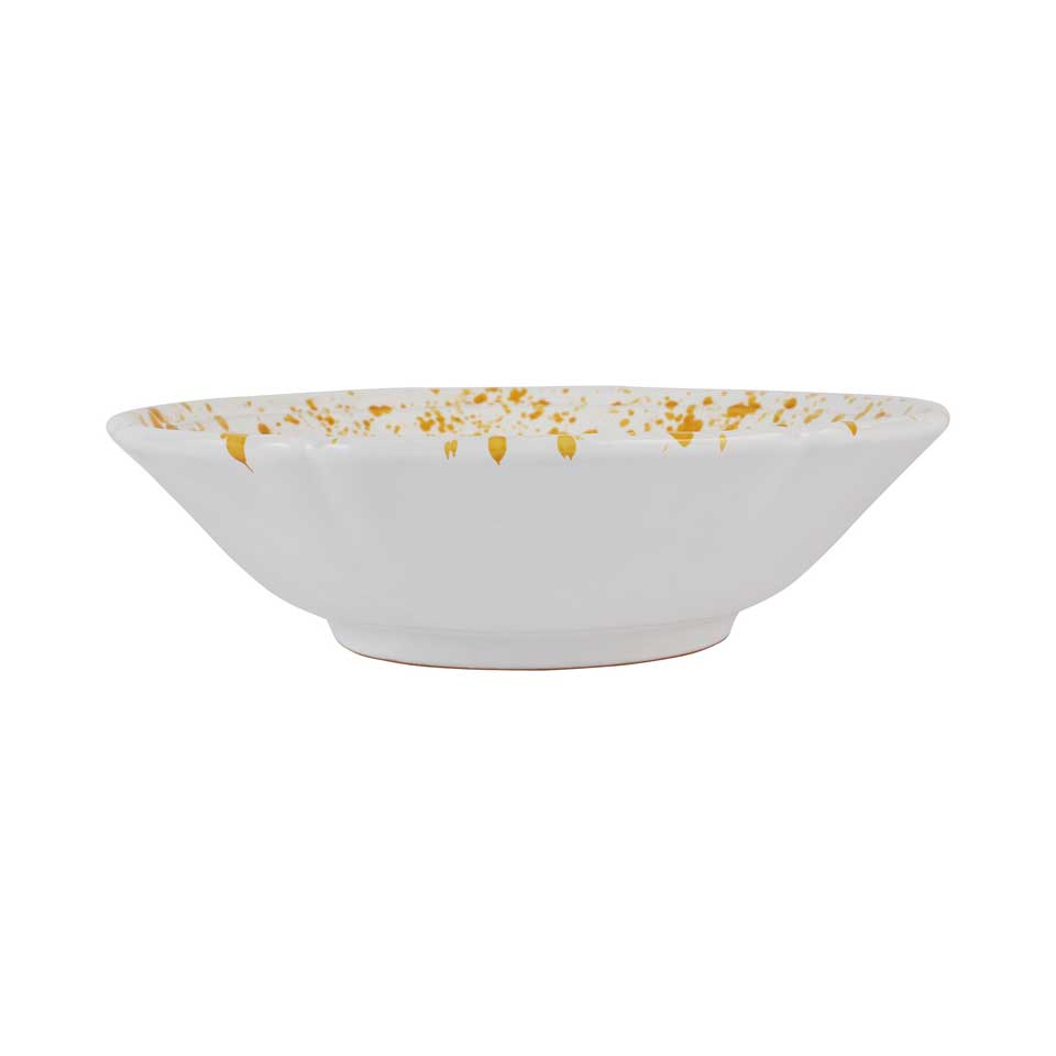 Amalfitana Yellow Splatter Serving Bowl - Be On Park