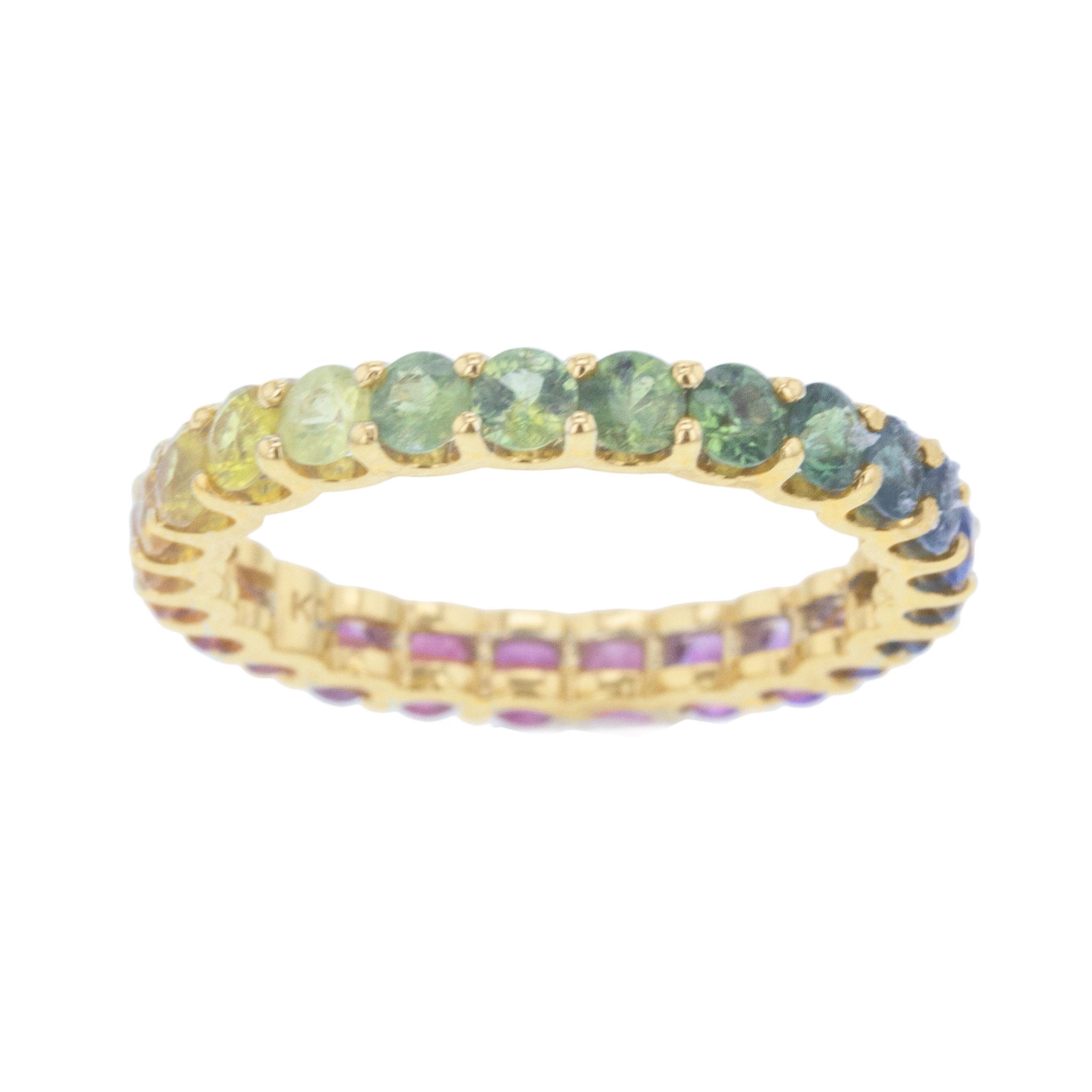 Kimberly Collins Rainbow Sapphire Eternity Band - Be On Park