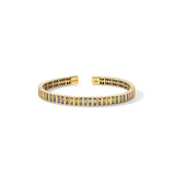 Suzanne Kalan Pastel Sapphire Baguettes Classic Inlay Bangle - Be On Park