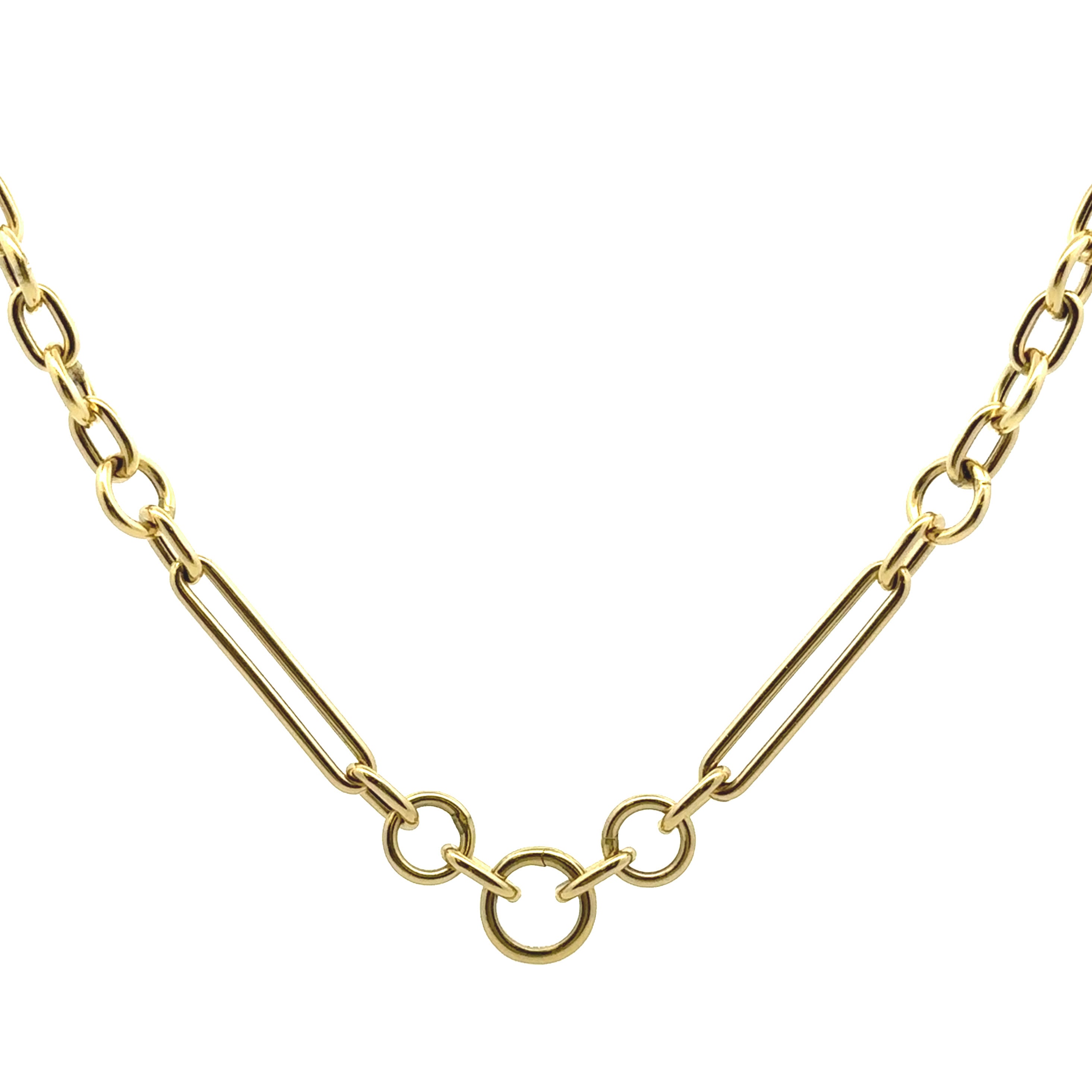 Vintage Small Elongated and Round Link Chain - Be On Park