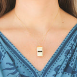 Vintage Gold Whistle Charm - Be On Park