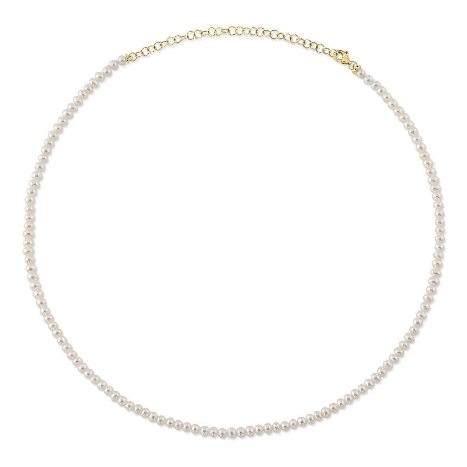 Shy Creation Cultured Pearl Tennis Necklace - Be On Park