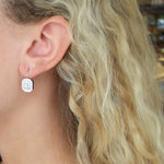 Penny Preville emerald cut diamond earring - Be On Park