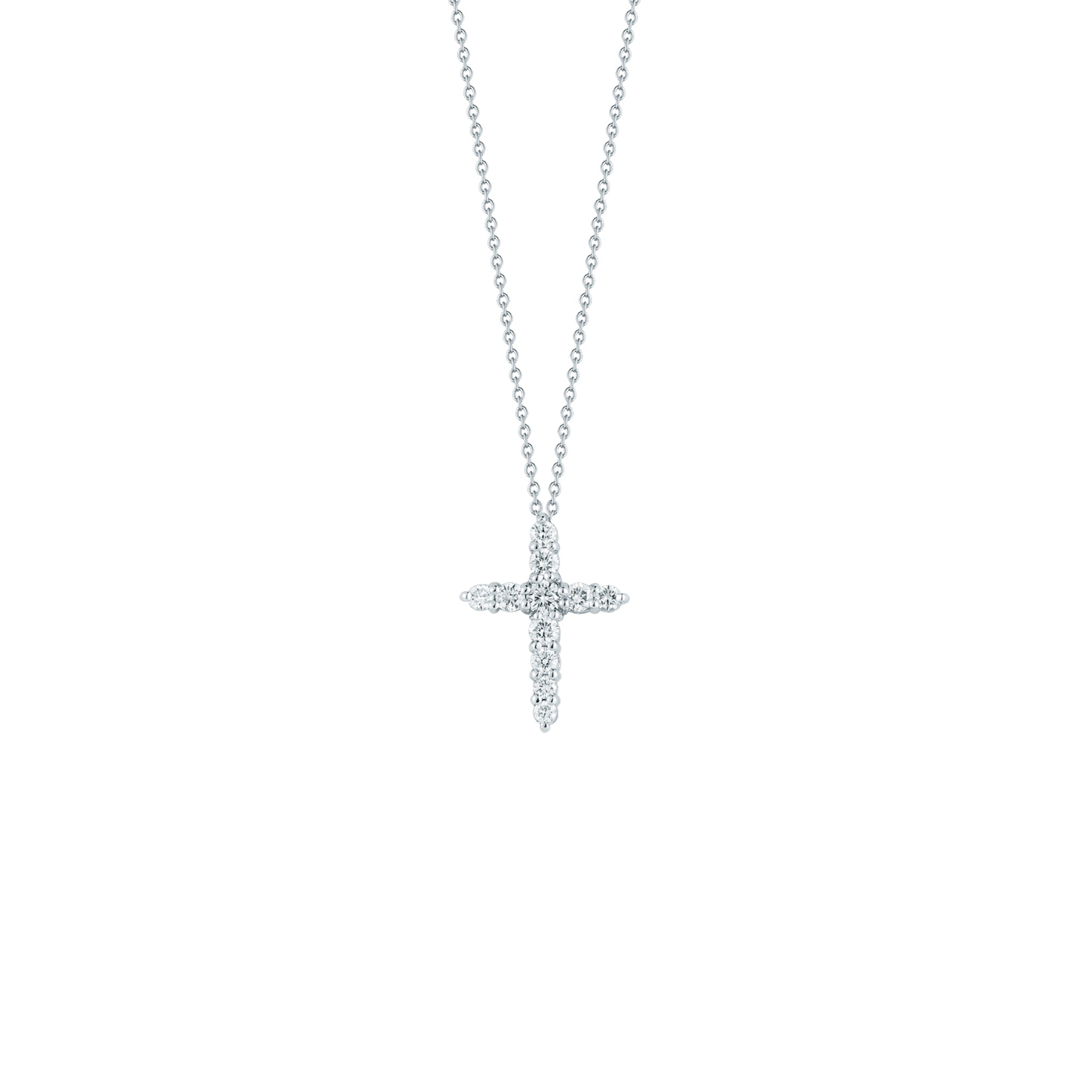 Roberto Coin diamond cross pendant necklace - Be On Park