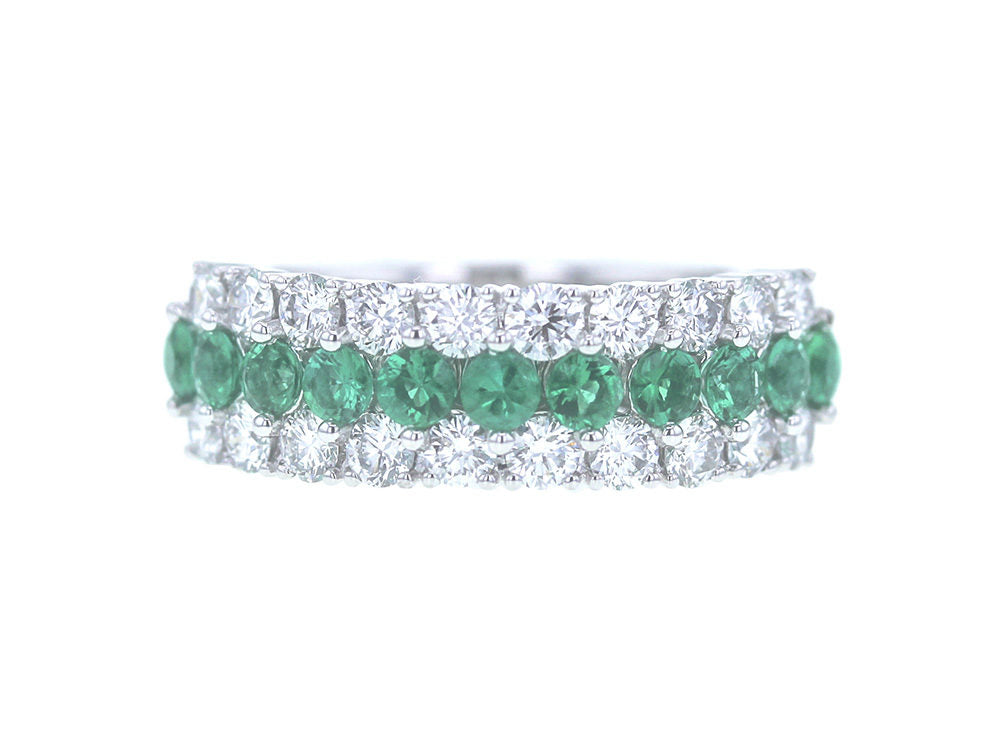 Spark Emerald & Diamond ring - Be On Park