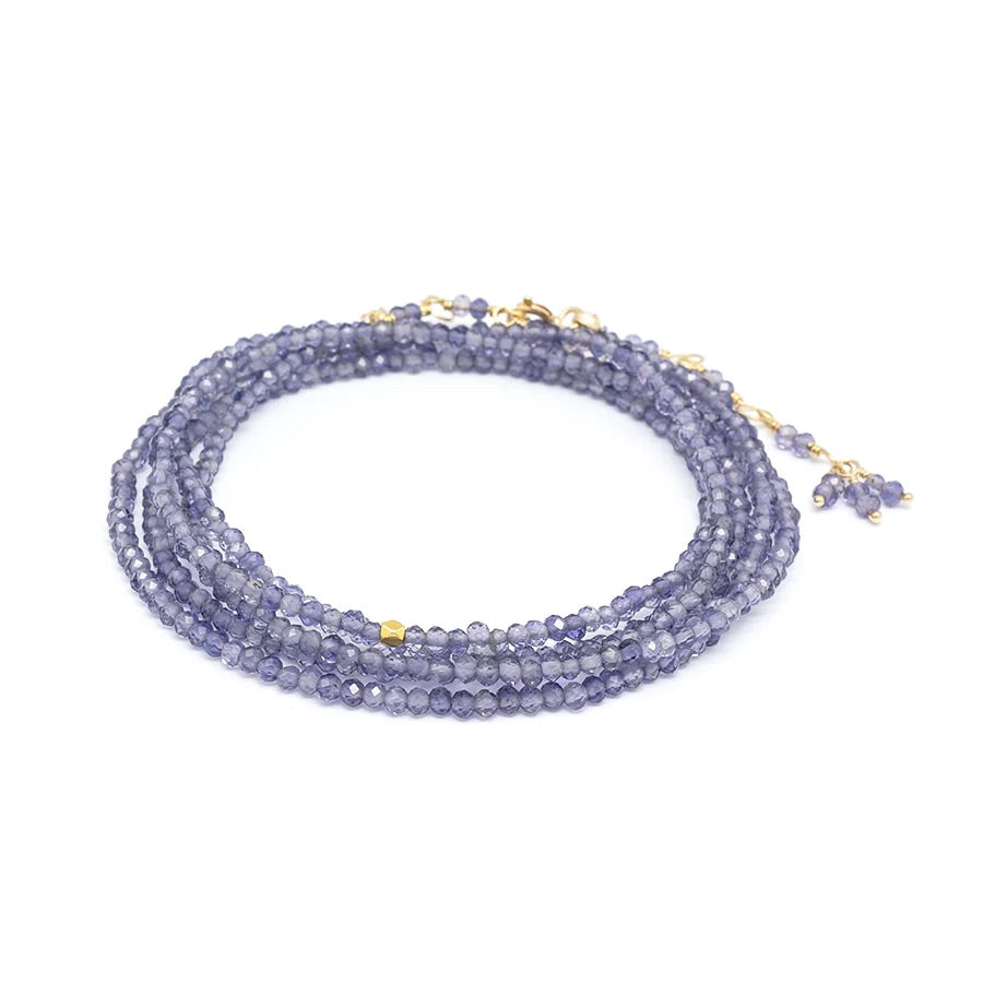 Anne Sportun Iolite Wrap Bracelet - Necklace - Be On Park