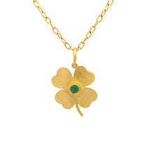 Be x Stephanie Albertson Emerald Four-Leaf Clover Lucky Charm Pendant - Be On Park