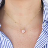 Devon Woodhill Pink Opal Morning Star Charm with Diamond