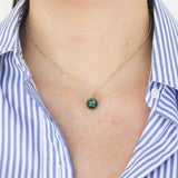 Devon Woodhill Malachite Morning Star Charm with Diamond