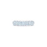 Kwiat Half Circle Ring with Diamonds Bezel Set