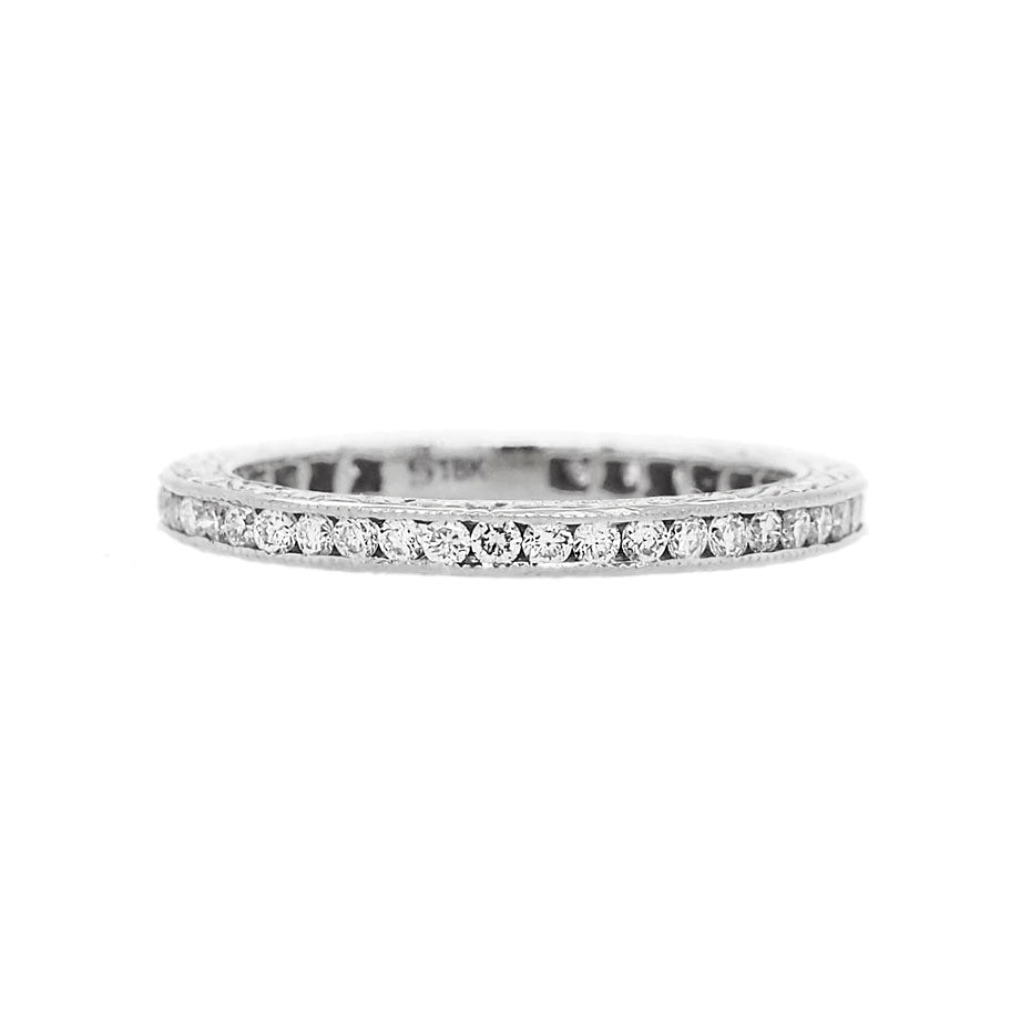 Sethi Couture Channel White Diamond Band - Be On Park