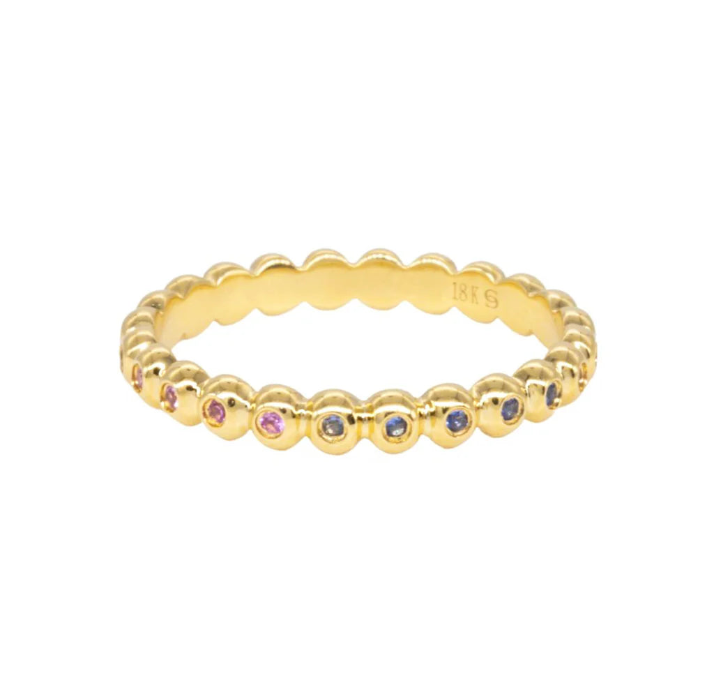 Sethi Couture Rainbow Sapphire Bead Band - Be On Park