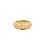 Stephanie Albertson Domed Ring with Scattered Burnished-set Diamonds - Be On Park