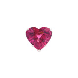 Oscar Heyman Rubellite and Diamond Heart Ring