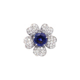 Oscar Heyman Tanzanite and Diamond Ring