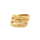 Fred Leighton Gold Coil Ring by Hermes