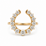 Vintage Diamond Horseshoe Ring