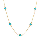 Tresor Round Turquoise Necklace