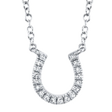 Shy Creation Diamond Horseshoe Necklace