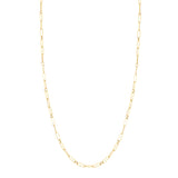 Roberto Coin Gold Paperclip and Round Link Chain