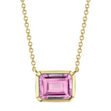 Shy Creation Pink Topaz Necklace - Be On Park