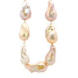 Baroque Pearl Necklace with Gold Clasp