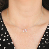 Kwiat Cross My Heart Diamond Pendant Necklace