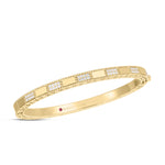 Mosaic Alternating Diamond Bangle - Be On Park