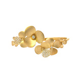 Marika Desert Gold Flower Bracelet with Diamond